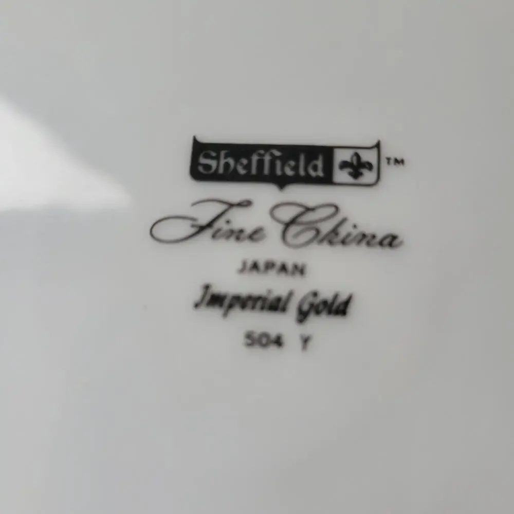 Sheffield Fine China of‎ Florida Imperial Gold Trim Top Quality